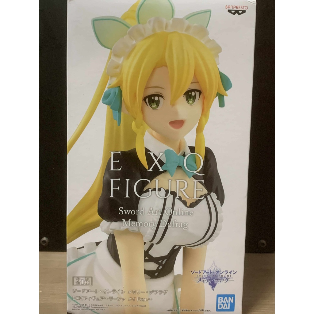 日版 BANDAI BANPRESTO刀劍神域 　記憶重組EXQ FIGURE 莉法 女僕裝