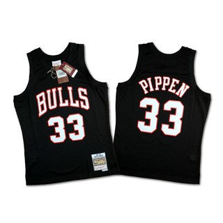 Mitchell & Ness NBA 芝加哥公牛隊 Scottie Pippen 黑色異色 Swingman 球衣