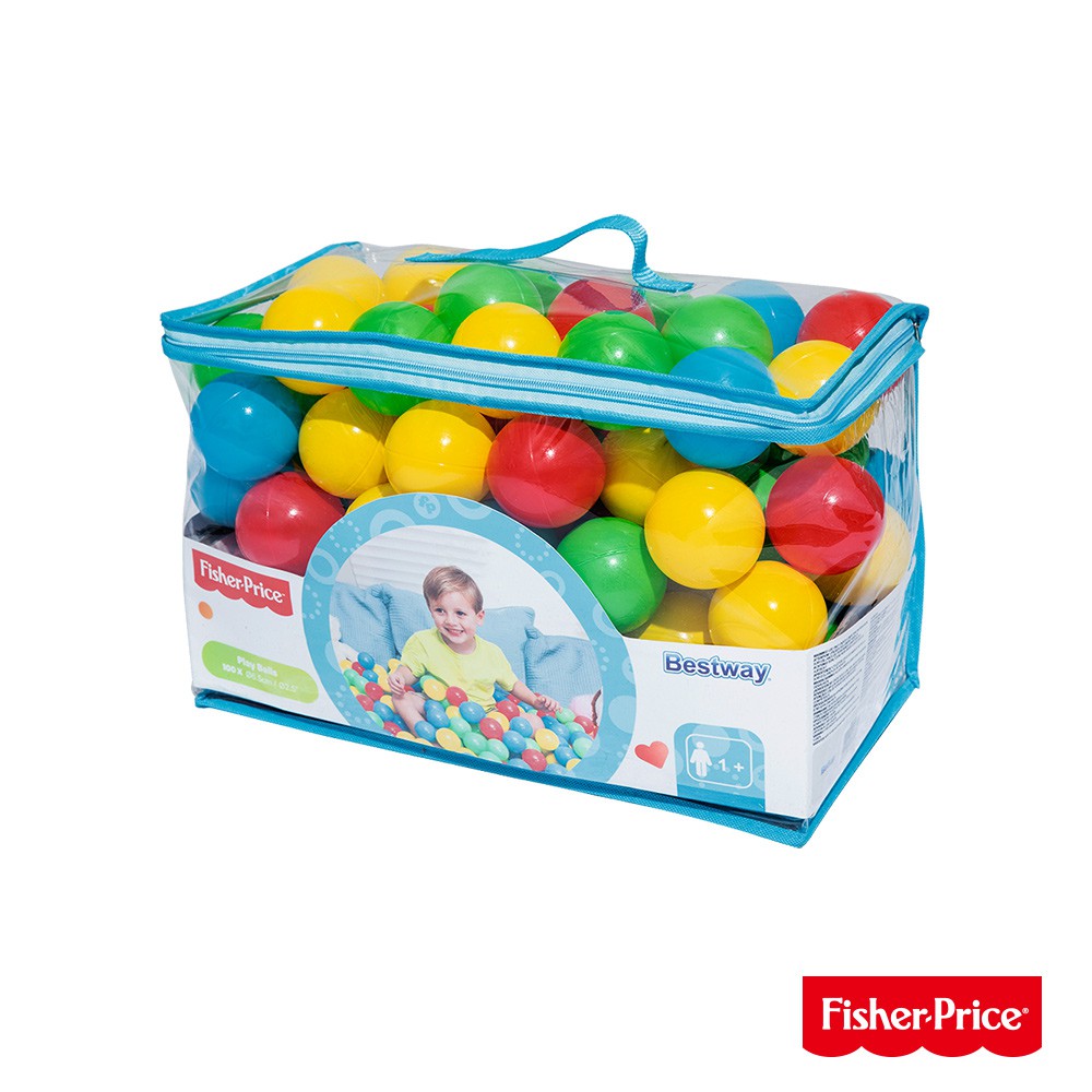 Fisher-Price。球池用安全塑膠彩球/遊戲球 93526