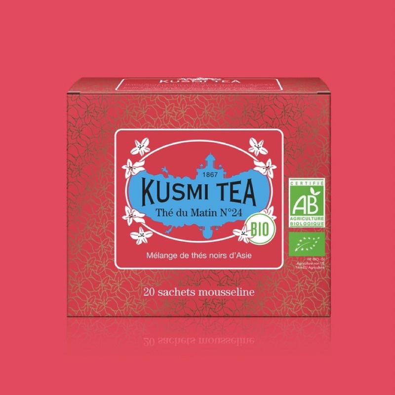 預購✨法國百年品牌🇫🇷KUSMI TEA 俄羅斯早晨茶 N°24 茶包40g/小罐裝