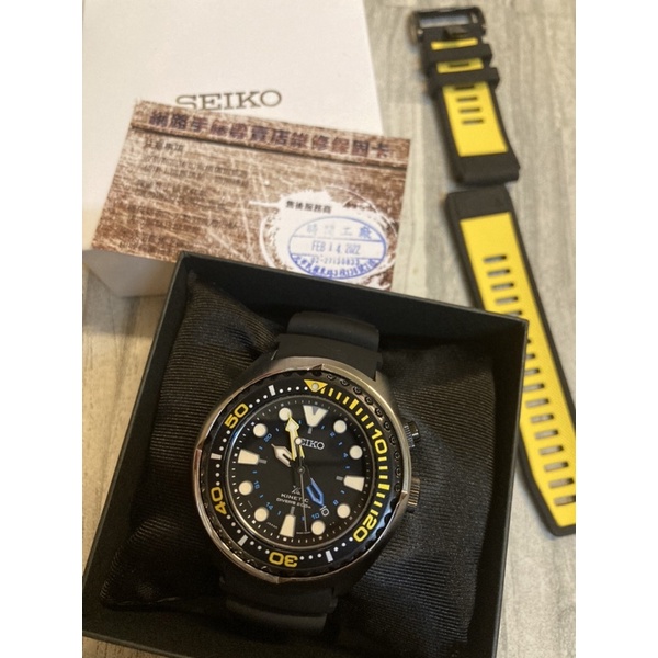 Seiko 精工 Kinetic Prospex GMT 人動電能 鮪魚 潛水錶 保固內