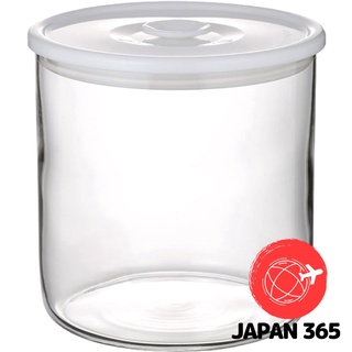 iwaki 玻璃保鮮盒 保鮮盒 耐熱玻璃 密封容器 白色 950毫升 T713MP-W【日本直送】