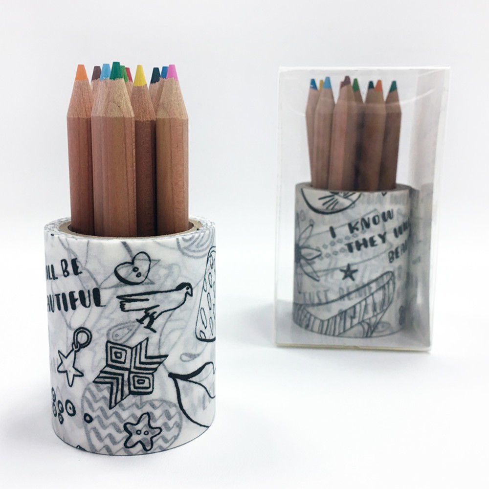 Maste For Coloring 著色紙膠帶 色鉛筆組 Nina Chakrabarti Mst Zc03 C 蝦皮mall Line購物