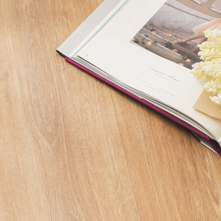 韓國製造免膠木紋地板 天然木KW6046 10片 重複使用 不留殘膠 DIY 免施工 地板貼 木地板【Q045】