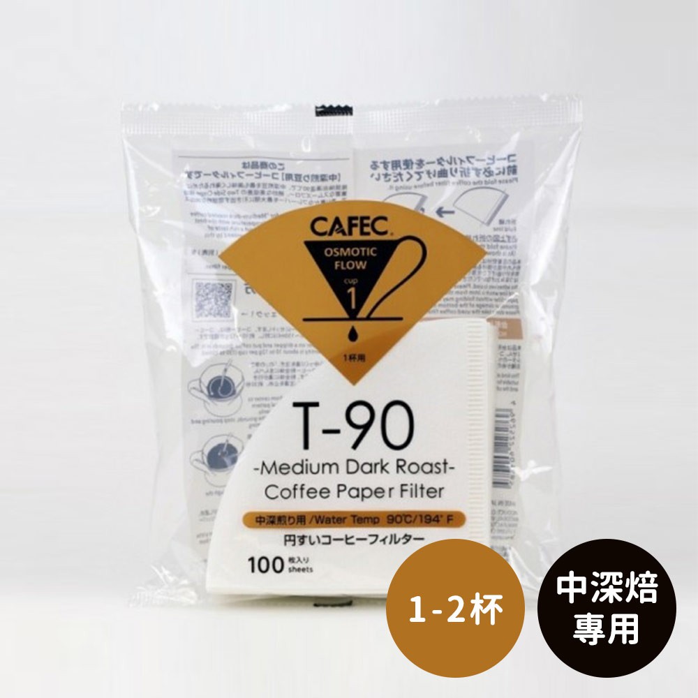 【日本CAFEC】中深焙專用濾紙100張 - 共2款《WUZ屋子》