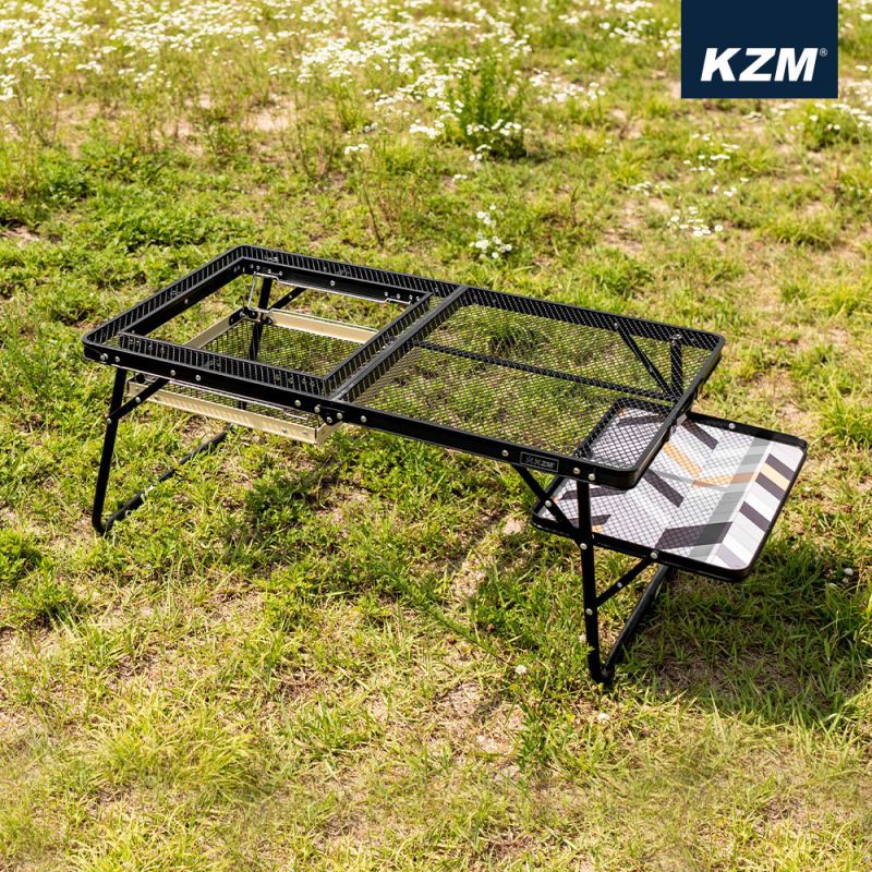 【JIALORNG 嘉隆】 KAZMI KZM IMS 多功能鋼網燒烤桌 含收納袋 燒烤桌 料理桌 輕巧桌