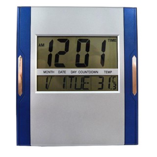 168 批發＊萬年曆電子鐘 大字LCD數顯液晶顯示掛鐘 璧鐘 溫度計 計時器 鬧鐘 床頭時鐘【DH465】
