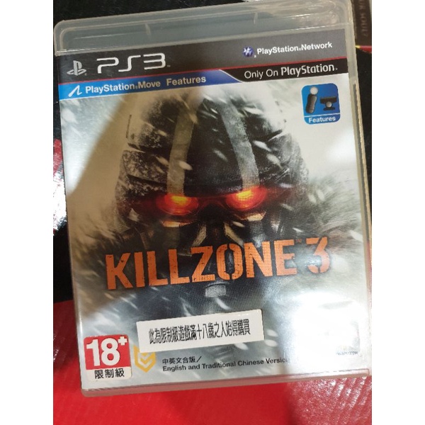 PS3遊戲片，Kill ZONE3，二手