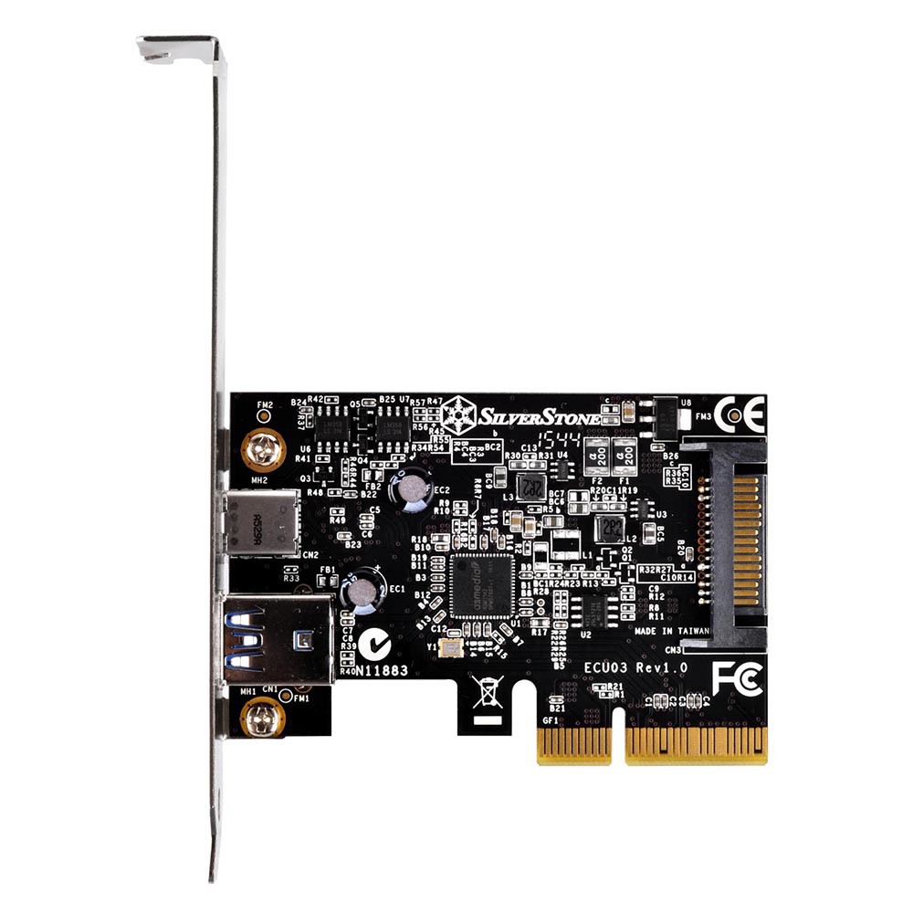 銀欣SilverStone SST-ECU03 USB3.1 雙介面擴充卡 現貨 廠商直送