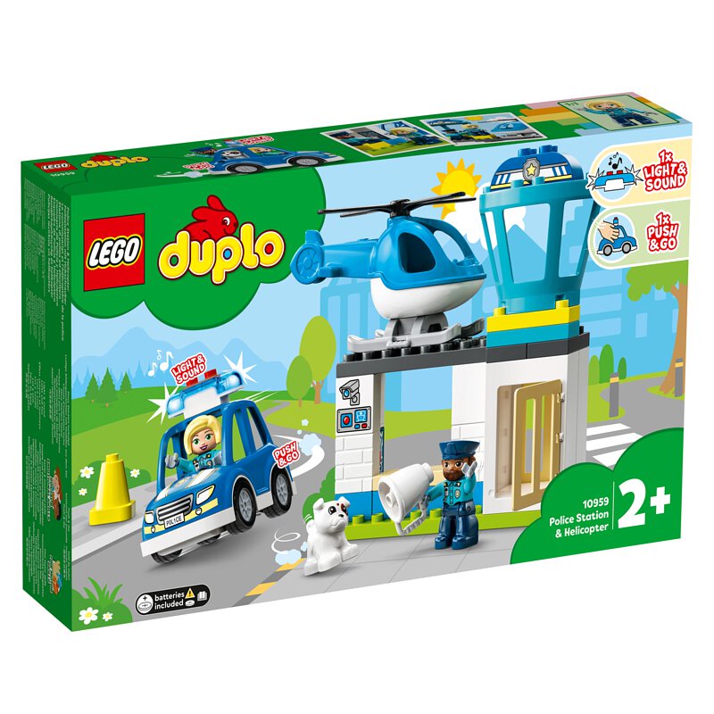 [大王機器人] LEGO 10959 警察局與直升機 得寶® 幼兒系列 零件數：40