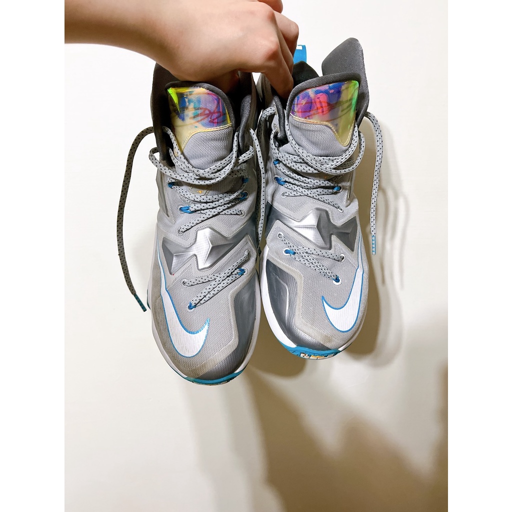 (二手) Nike LeBron 13 XIII Blue Lagoon 藍灰色 US11 籃球鞋