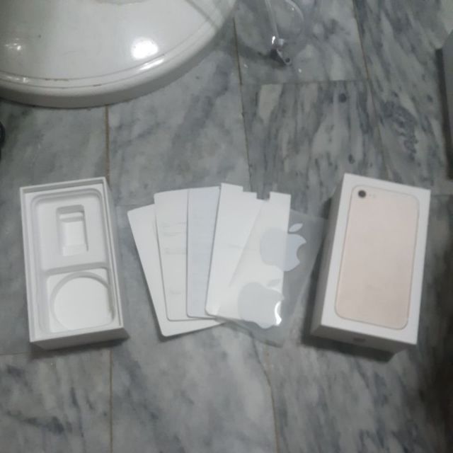 apple iphone 7 金 128g 金 原廠 空盒 盒子
