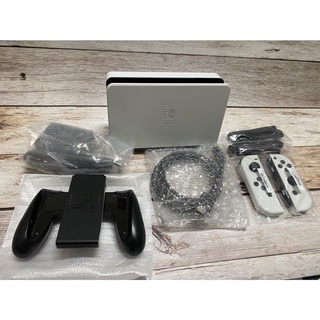 ⭐❄❄⭐NS SWITCH 【原廠配件】OLED主機 OLED底座 白色JOYCON 新版底座 底座 電視盒