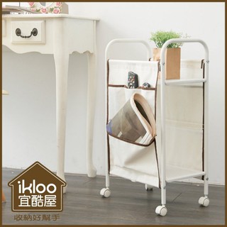 現貨~04/臺灣製造【ikloo】多功能可移動雜誌收納架/報紙收納架/關收納/架子/收納架/書架/工作桌/電視櫃茶几桌辦