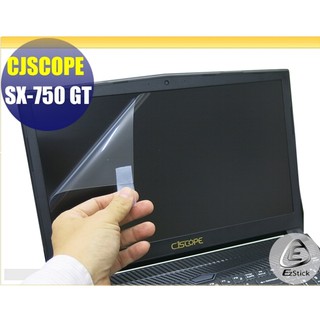 【Ezstick】喜傑獅 CJSCOPE SX-750 GT 靜電式筆電LCD液晶螢幕貼 (可選鏡面或霧面)