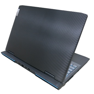 【Ezstick】Lenovo IdeaPad Gaming 3 15IAH7 黑色卡夢紋機身貼( 上蓋貼、鍵盤週圍貼)