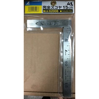 日本 SHINWA # 62006 企鵝牌 鶴龜 90度 角度尺15cm 曲尺 直角尺