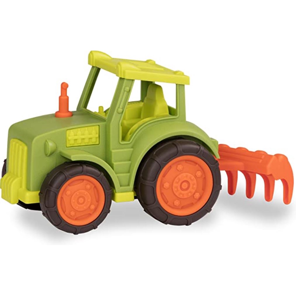 (美國代購) 美國B.Toys -- Wonder Wheels 系列工程車 -- 推土機 (牛脾氣犁田車)