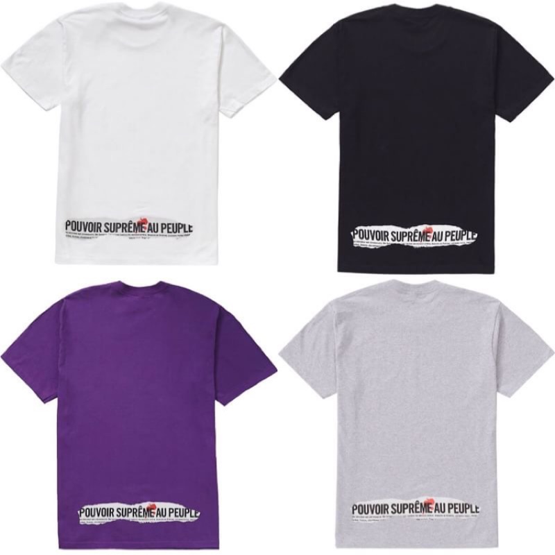 supreme headline tee