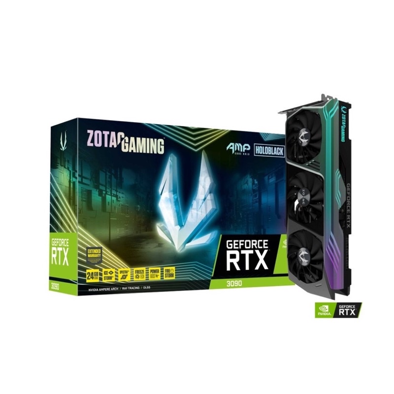 ZOTAC索泰 GAMING GeForce RTX 3090 AMP Extreme Holo 顯示卡