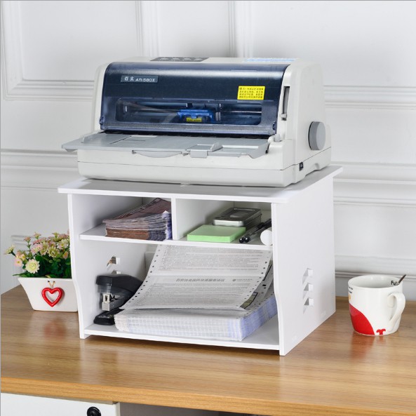 【印表機收納架】打印機架子 桌面收納架置物架 印表機支托架 辦公文件 櫃子書架 實木架子 事務機架 印表機架
