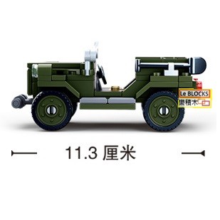 樂積木 預購 小魯班gaz 67 吉普車坦克虎式軍事積木美軍超級英雄b06 蝦皮購物