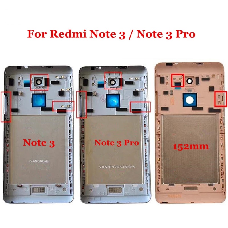 XIAOMI REDMI 適用於小米紅米 Note 3 / Note 3 Pro 背面電池蓋外殼側按鈕 150mm