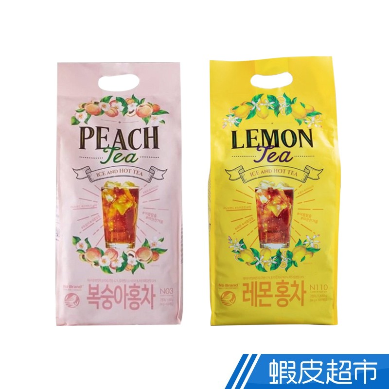 韓國 No Brand 水果茶 14g/包 120包/袋 檸檬紅茶 水蜜桃紅茶 水果冰茶 沖泡飲 現貨 廠商直送