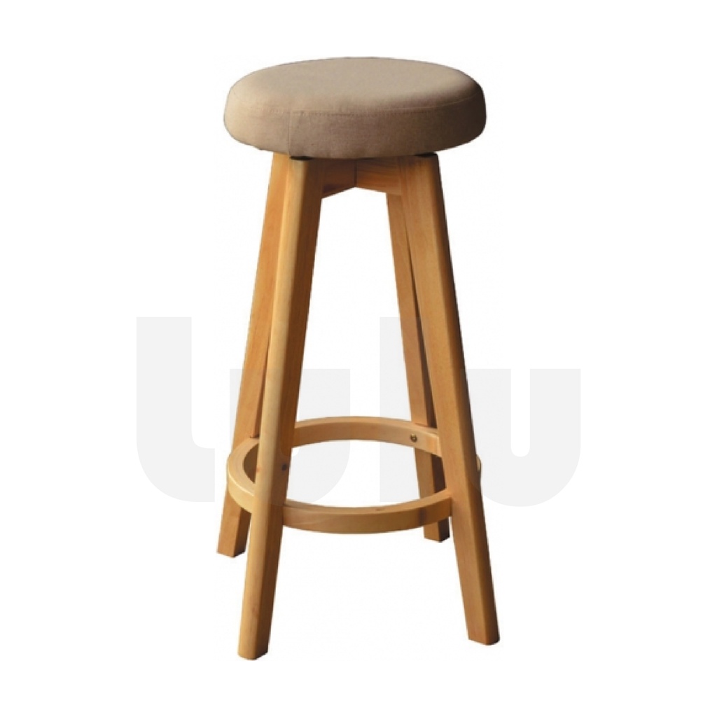 【Lulu】 旋轉吧檯椅 332-7 ┃ 餐椅 圓椅 餐廳椅 餐桌 造型椅 木頭椅 造型椅 休閒椅 用餐椅 吧檯椅 椅子