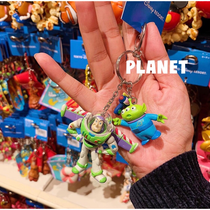 豬排星球 日本 迪士尼樂園 玩具總動員 巴斯 巴斯光年 三眼怪 火箭 鑰匙圈 吊飾 公仔鑰匙圈
