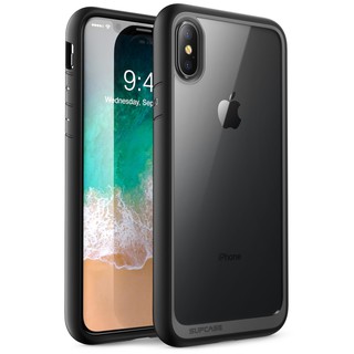 SUPCASE 超級甲殼適用iPhoneX iPhoneXs 5.8吋 軍規手機保護殼（搭9H半版玻璃貼兩片）