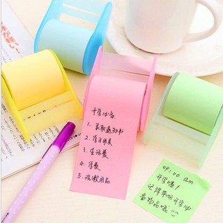 膠臺式便利貼/可撕式/便條貼/紙膠帶/膠帶便利貼/捲式/便條紙/留言/N次貼/便條本/memo 超大捲筒式可撕便利貼