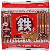 主購限定_最少訂購20份_日本加鐵質膠原蛋白巧克力口味夾心餅乾_預購_歡迎私訊報價