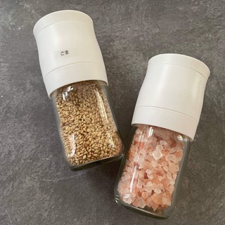 【猿人雜貨】日本製 芝麻研磨器 海鹽研磨瓶 手動研磨器 海鹽研磨器 胡椒研磨器 調味料 調味料手動研磨器