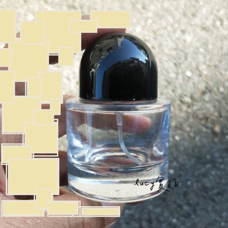 【露西皂材】30ml黑色圓頭香水噴瓶 香水瓶 玻璃噴瓶