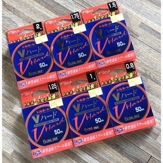 【現貨供應】日本 SUNLINE V-HARD 碳素線 卡夢線 50M 子線 釣魚線 線