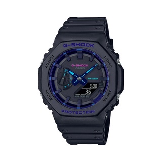G-shock 熱門 GA-2100VB-1A 極致黑&紫色
