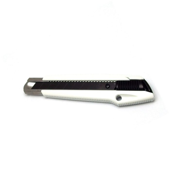 【尋寶房】(日製) NT Cutter  MNCR-L1R 黑刃超銳角大型美工刀(推式) 黑與白極致美感 高碳鋼黑刃