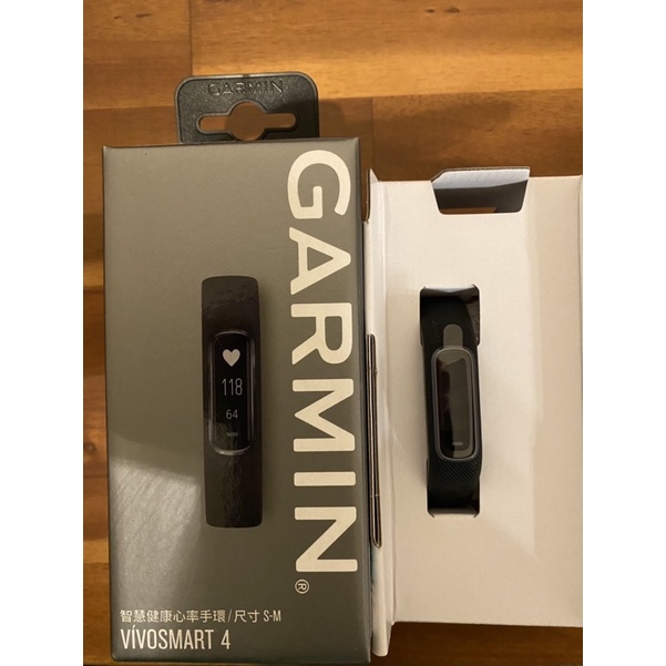 GARMIN vivosmart 4 健康心率手環 曜岩黑 全新