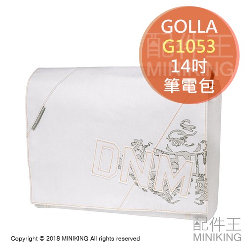 現貨 出清特價 小瑕疵 芬蘭 GOLLA 14吋 筆電包 電腦包 G1053 保護套 保護包 丹寧 側背包 書包 防撞包