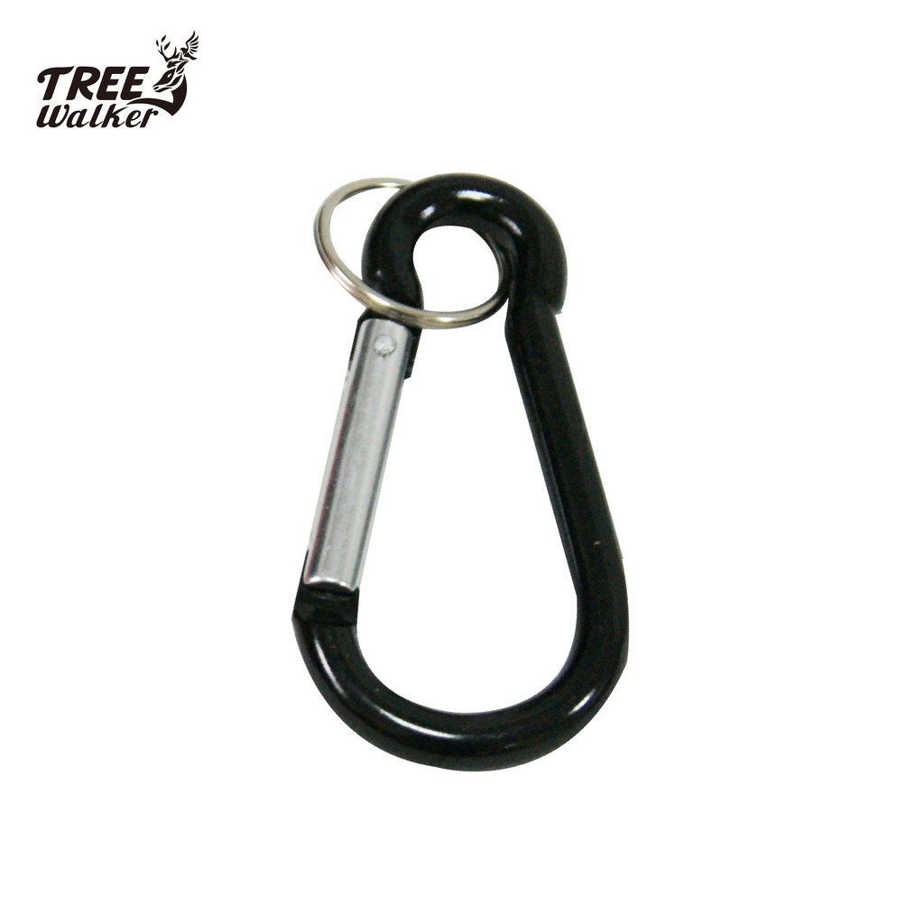 【Treewalker露遊】水滴型造型鑰匙圈｜鋁合金 鉤環 多用途 背包登山露營掛勾 (大款) 20元