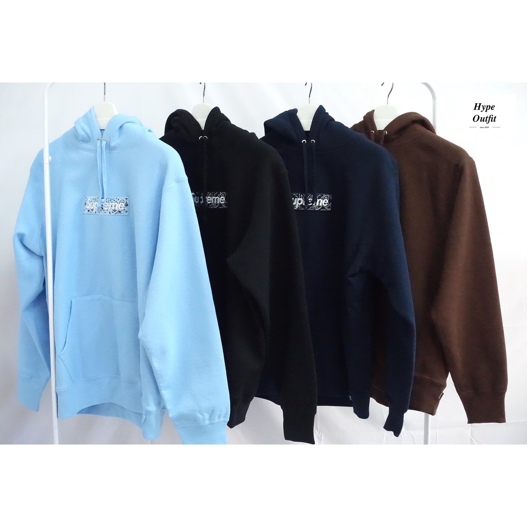 supreme blue bandana shirt