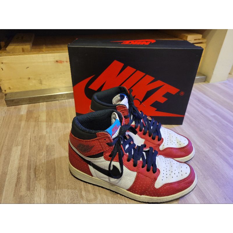 air jordan 1代og 蜘蛛人 US10