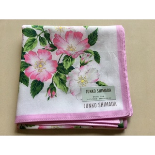 💥全新商品💥日本製 JUNKO SHIMADA 島田順子 100%純棉手帕 方巾 50*50
