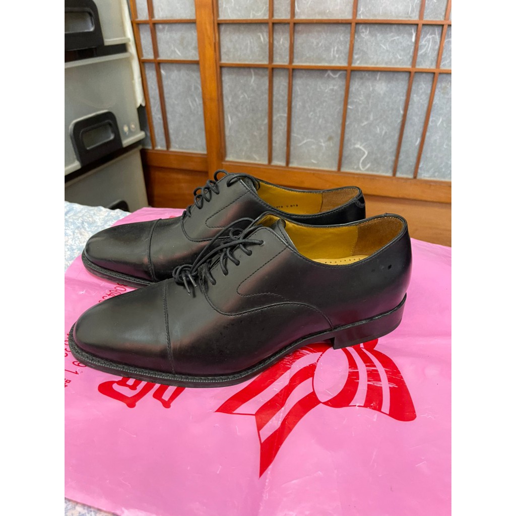 「 二手鞋 」 COLE HAAN 男版皮鞋 8.5號（黑）鐵5