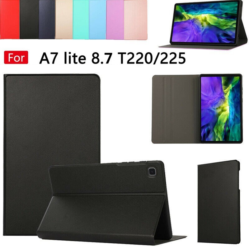 SAMSUNG 適用於三星 Galaxy Tab A7 Lite 8.7" SM-T220 T225 超薄折疊皮套保護套
