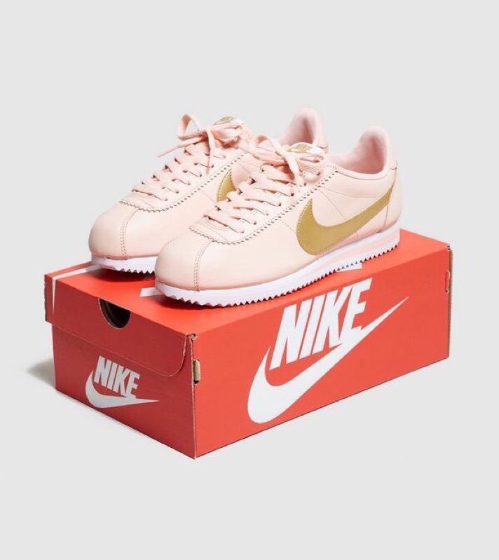 瘋價格 NIKE WMNS CORTEZ LEATHER 金勾 皮革 玫瑰金 粉紅 阿甘 不賣假鞋❣️