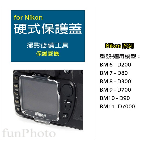 for Nikon 單眼相機 LCD 液晶螢幕 高透明 保護蓋 D700 D90 D7000 D200 D80 D300