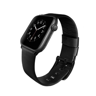 UNIQ Mondain Apple watch 極簡高級不銹鋼超柔軟真皮革錶帶【LifeTech】