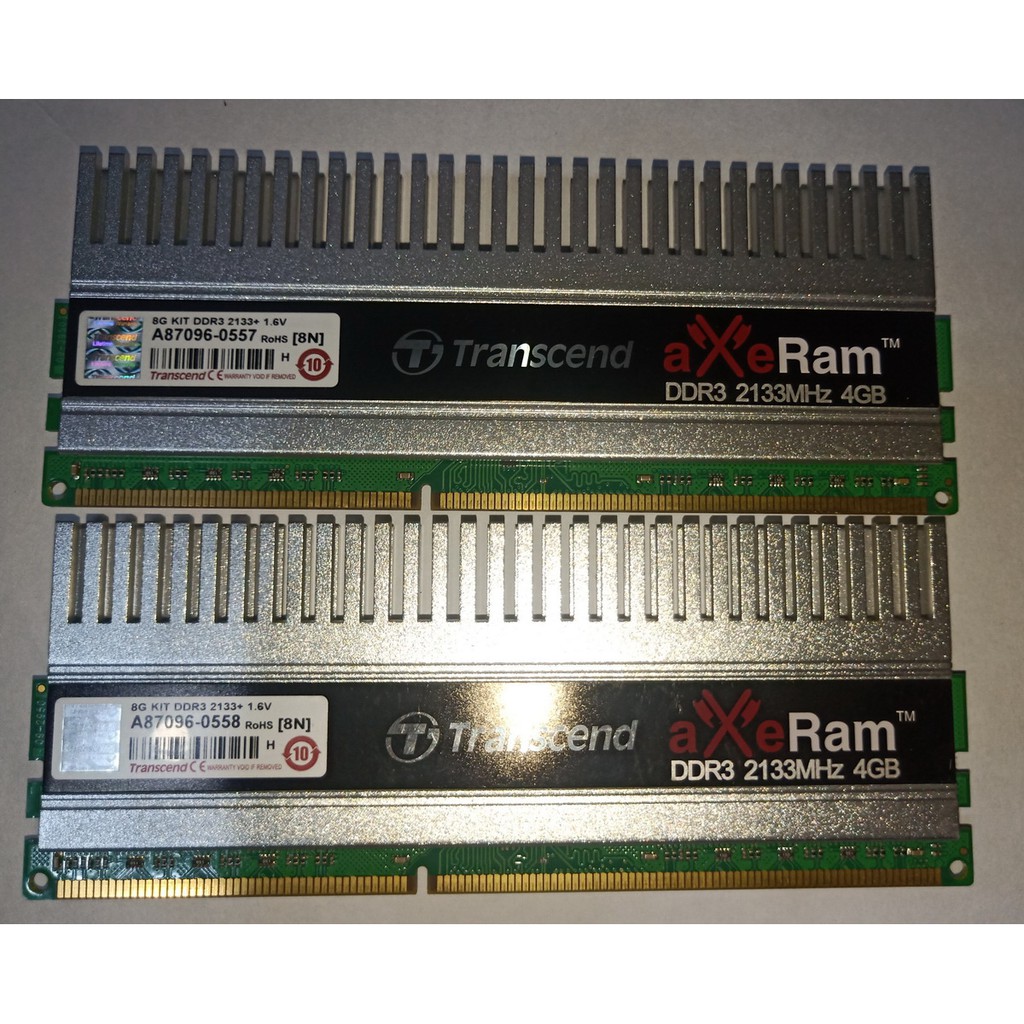 創見DDR3 2133 4G*2